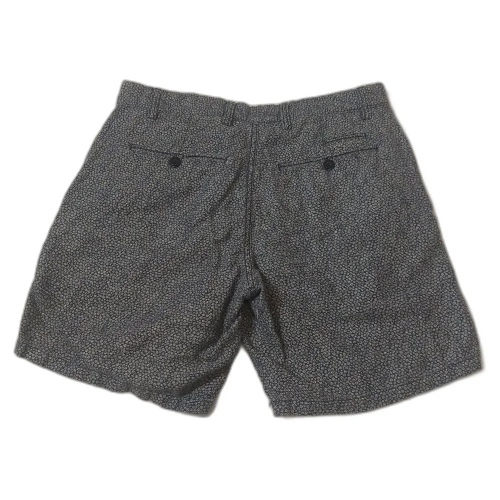 Banana Republic Aiden Shorts Size 30 Blue Linen